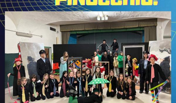 Il cast dello spettacolo Salviamo Pinocchio Il cast dello spettacolo Salviamo Pinocchio